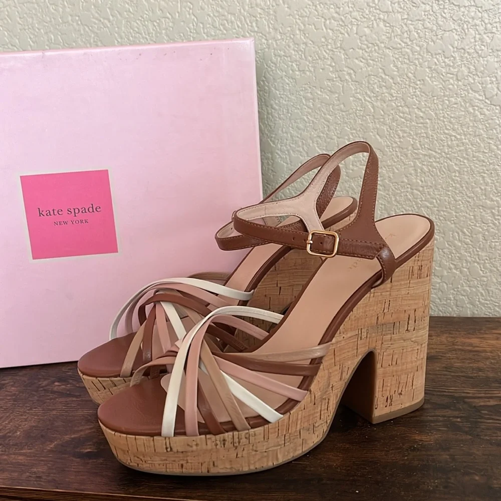 🆕 Kate Spade ♠️ Glow platform Sandals